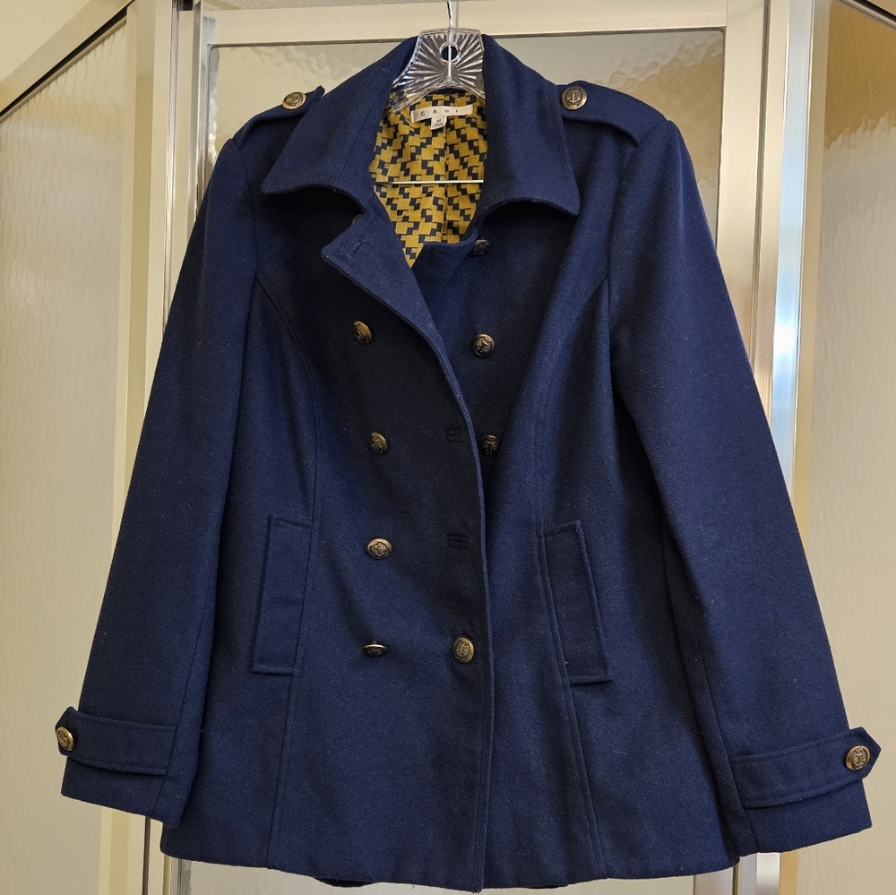 CAbi Navy Blue Pea Coat